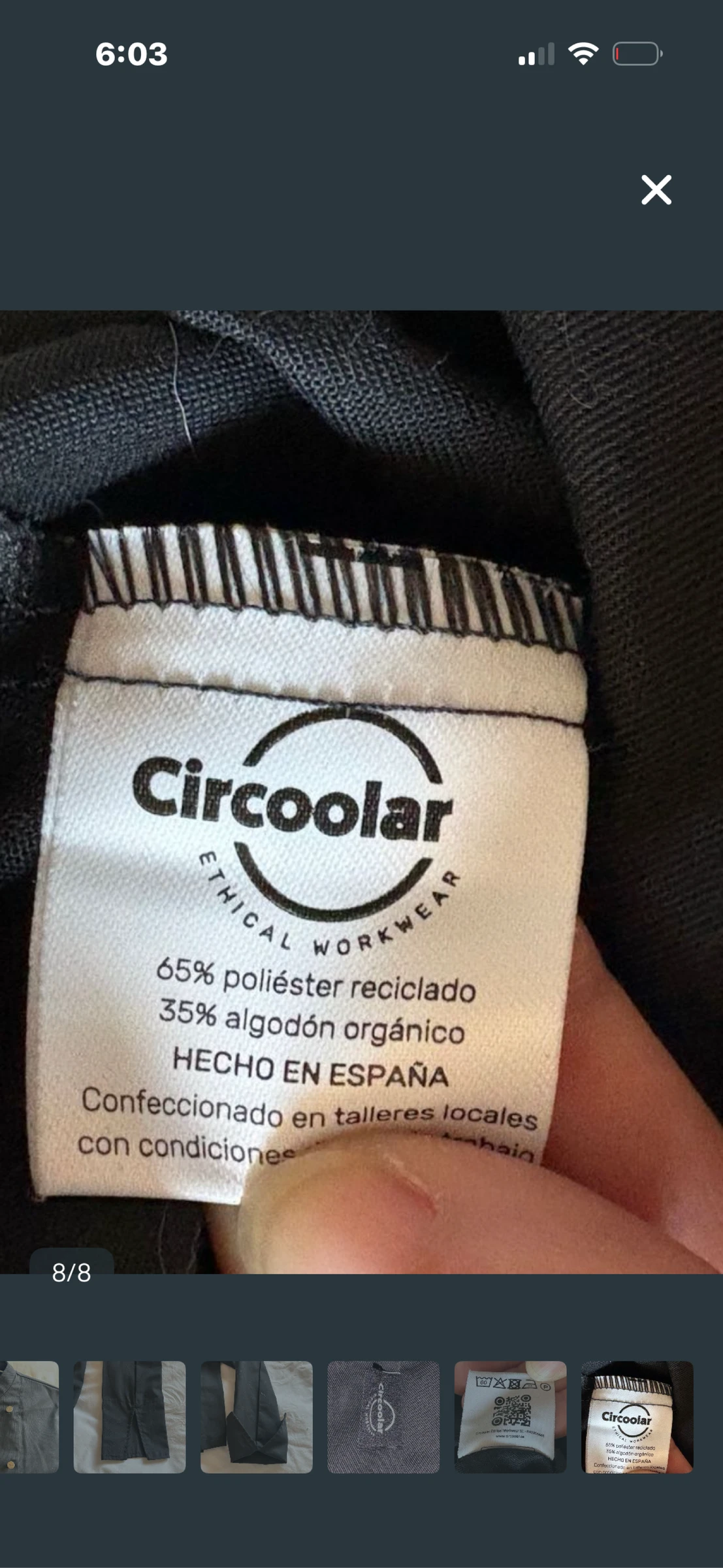 Black chef's jacket – photo 7